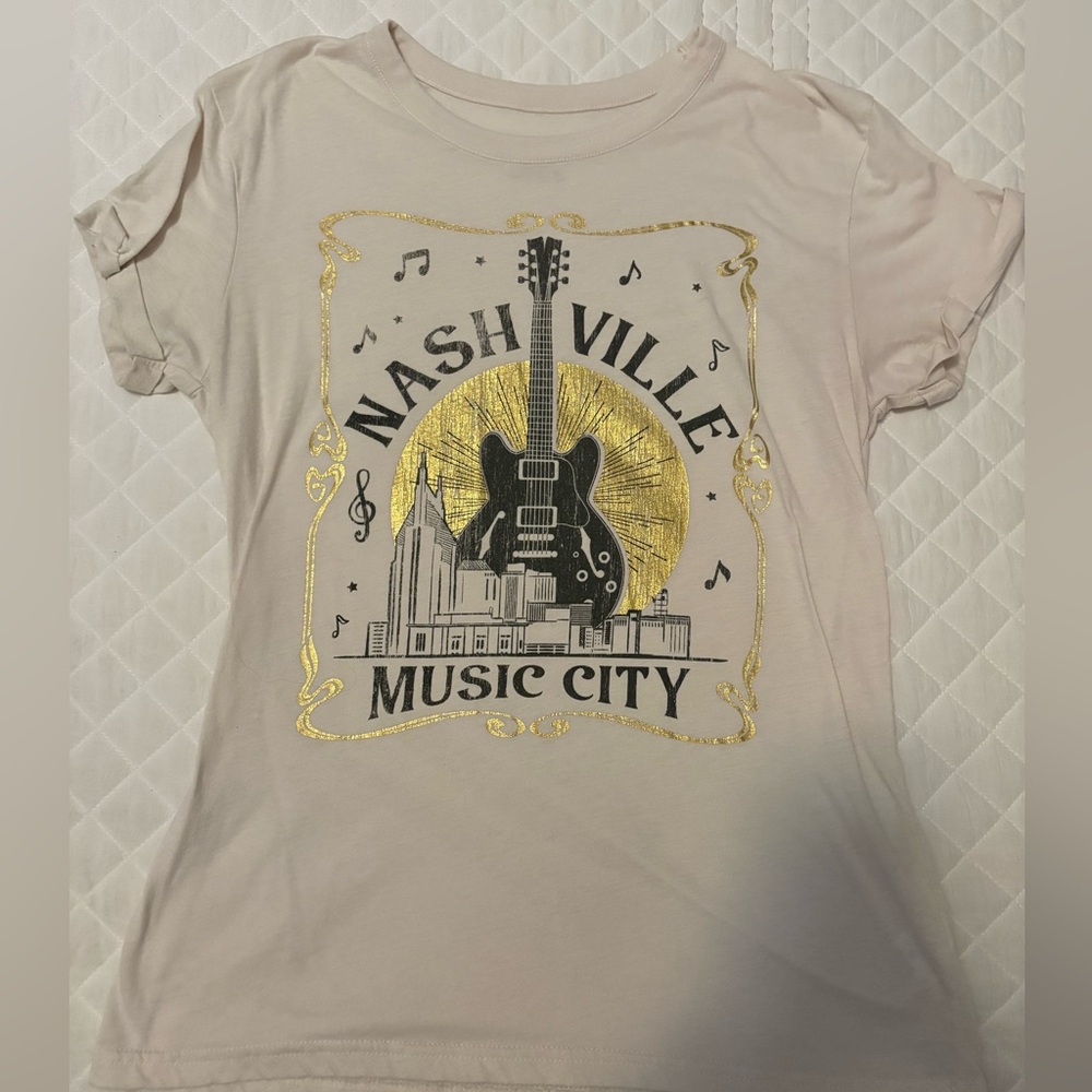 Nashville Music City Graphic Tee